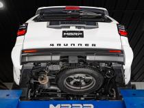 24-Present Toyota 4Runner, Armor Lite, Overland 3-Inch Cat-Back Single Rear, High-Clearance Turndown, MBRP