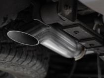 2022-Up Nissan Frontier 3.8L Turn Down Aluminized Steel 2.5 Inch Cat-Back 3 Inch Single High Clearance Rear Exit Armor Lite Series MBRP