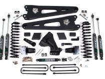 23-24 Ford F-250/F-350 Super Duty 4WD 5 Inch Radius Arm Lift Kit 3 Inch Rear Block Gas 2 Leaf Main Nitro Shocks Zone Offroad