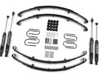 87-95 Jeep Wrangler YJ 2 Inch Leaf Spring Lift Kit With Nitro Shocks Zone Offroad